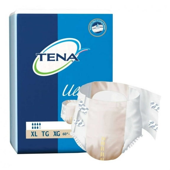 TENA Ultra Briefs: X-Large, 60" - 64", 15 Count