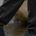 thumbnail image 7 of Dagegui Mens Straight Leg Tactical Pants Cotton Elastic Waist Cargo Pant with Zip Pockets Big and Tall Running Jogger Athletic Trousers Outdoor Work Pants Black,XXXXXL, 7 of 7