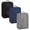 Black+Gray+Blue, variant on Gustave 2 Pack Travel Shoe Bags Foldable Waterproof Shoe Storage Organizer Packing Cubes Portable Shoes Pouch for Luggage with Zipper & Handle Holds "Blue"