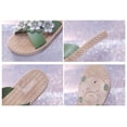 thumbnail image 4 of Women's Flower Flip Flops Fashion Beach Slippers Flat Sandals Summer Shower Slippers Non-Slip Beach Shoes, 4 of 7
