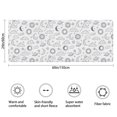 thumbnail image 3 of White Sun Moon Cloud Planet Star Pattern Bathroom Rugs Mat,Non Slip Microfiber Bathroom Rug,Rubber Backing,Soft Bathroom Mats for Bathroom Floor,Tub and Shower,60x24in(150x60cm), 3 of 5
