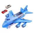 thumbnail image 1 of Aviones de juguete con coches de aleación, juguetes para niños, canción, música, avión, tobogán, modelo de avión para niños pequeños, niñas, niños, Azul Baoblaze Juguetes de avión, 1 of 8