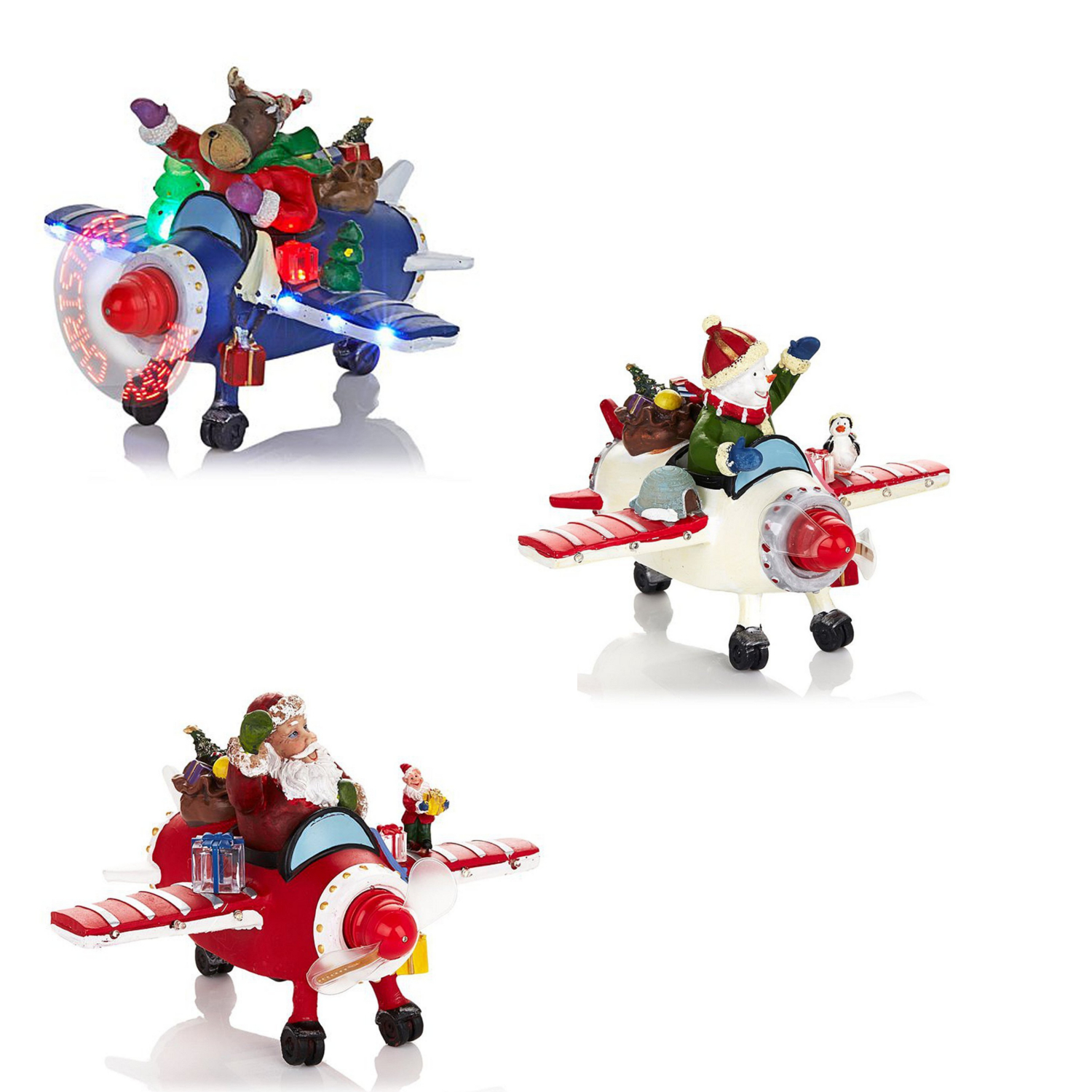 Airplane christmas decorations