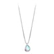 thumbnail image 1 of Waterdrop Necklace Gradient Color Design Elegant Japanese Style 925 Silver Necklace for Girl Women, 1 of 4