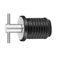 thumbnail image 1 of Marine Boat Drain Plug T-Handle Screw Adjustable Rubber Deck Drain Plug,Silver 19MM, 1 of 5