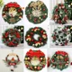 thumbnail image 2 of Corona navideña con plantas artificiales y bayas para colgar, decoración de pared para el hogar, fiesta de Navidad, decoración de Año Nuevo, 2 of 5