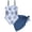 Floral Print, variant on Girls Swimsuit Quick Dry Cut Out One Piece Bathing Suit Adjustable Straps Swimwear with Cover Up Skirt Size 7-14