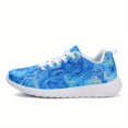 thumbnail image 1 of Zapatillas De Deporte Con Estampado De Arte Para Mujer, Zapatos Casuales Con Cordones Para Exteriores, Zapatos Ligeros Y Transpirables Para Correr, 1 of 3
