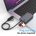 thumbnail image 4 of Lector de Tarjetas de Memoria CFexpress Tipo B y SD de Doble Ranura, Adaptador USB 3.2 Gen 2 Tipo B de 10 Gbps CFexpress Lector de Tarjetas de Memoria A, 4 of 5