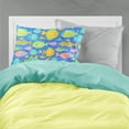 thumbnail image 2 of Carolines Treasures VHA3034PILLOWCASE Petit Poisson Coloré Tissu Taie d'Oreiller Standard, 2 of 2