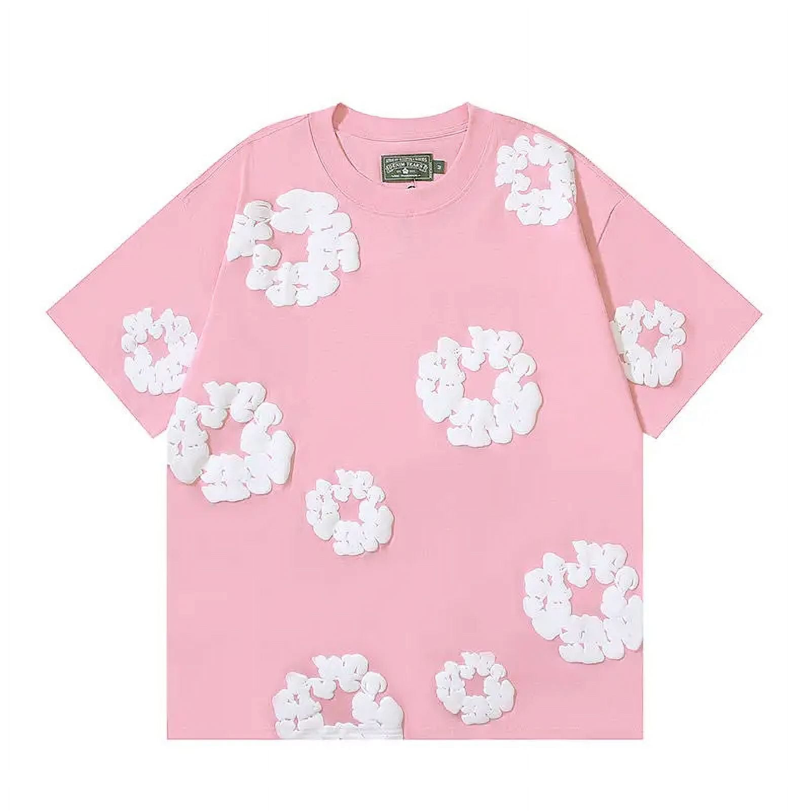 DENIM TEARS New Fashion Men's Women's Same Kapok Foam Printing