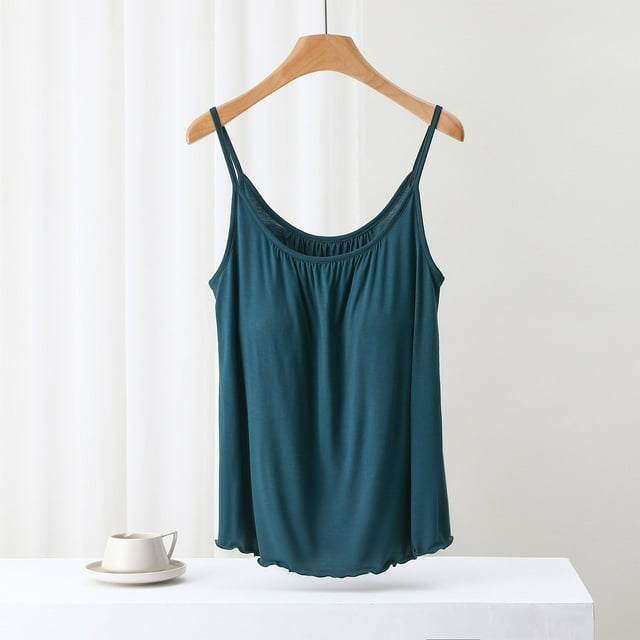 Nouvelle Sortie, Chemisier Femme Uni Décontracté Mode Col Rond Régulier Sans Manches Vêtement de Nuit, Coton Doux, Tenue de Nuit, Sommeil Confortable, Tenue d'Intérieur à la Maison Confort Décontracté, Sopatenor