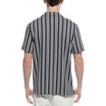 thumbnail image 2 of Elie Tahari mens  Stripe Jacquard Shirt, m, Gray, 2 of 3