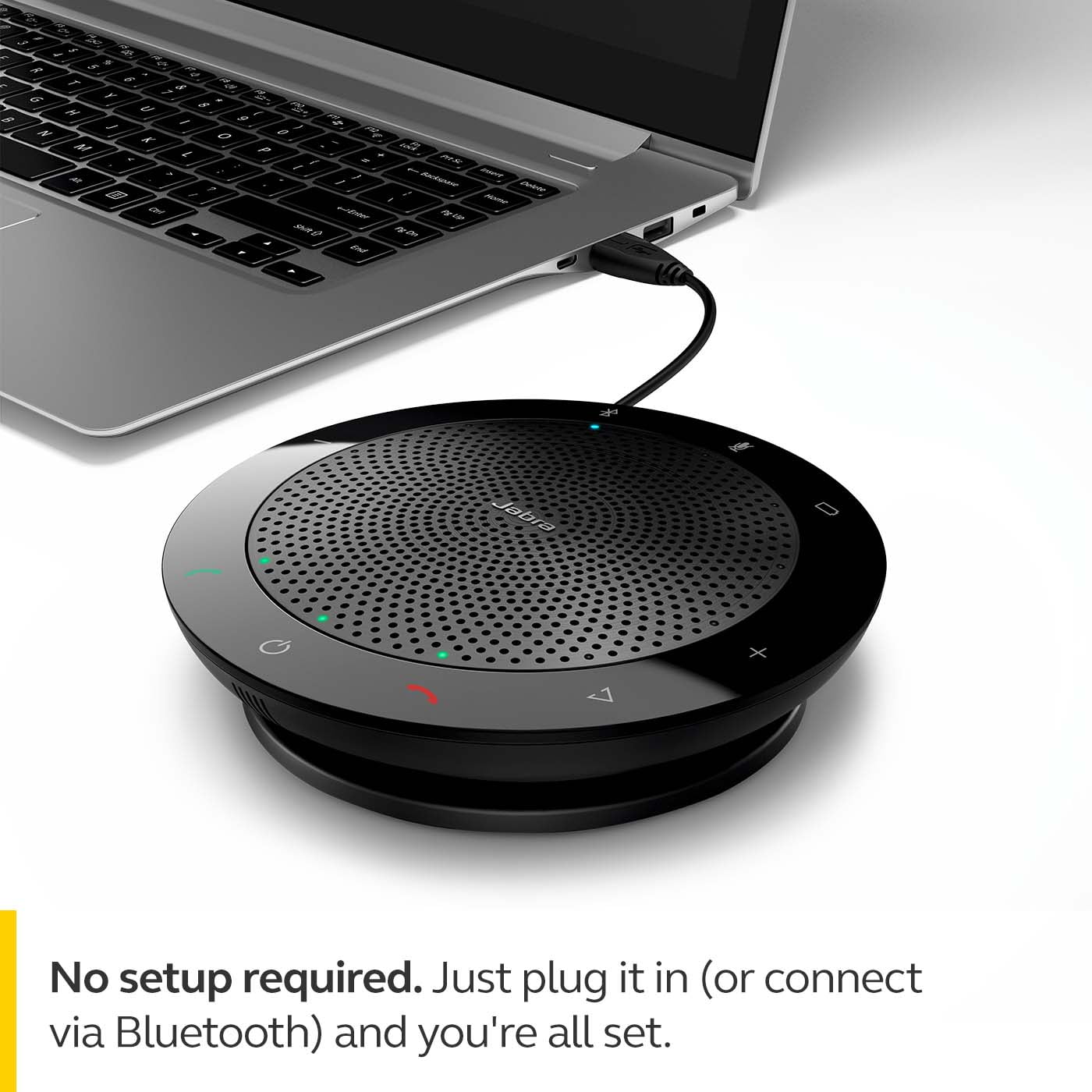 Jabra Connect 4s ブラック Jabra Connect 4s - Bluetooth Portable Conference Speaker for
