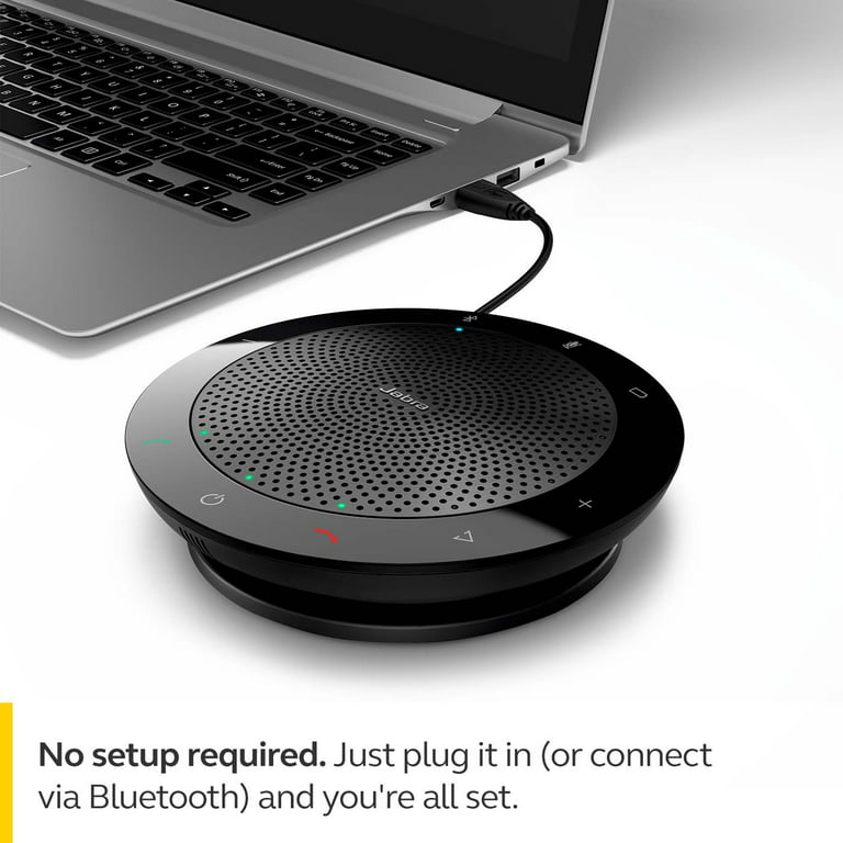 Portable USB-A and Connect 4s Music - Speaker Jabra Calls for Black