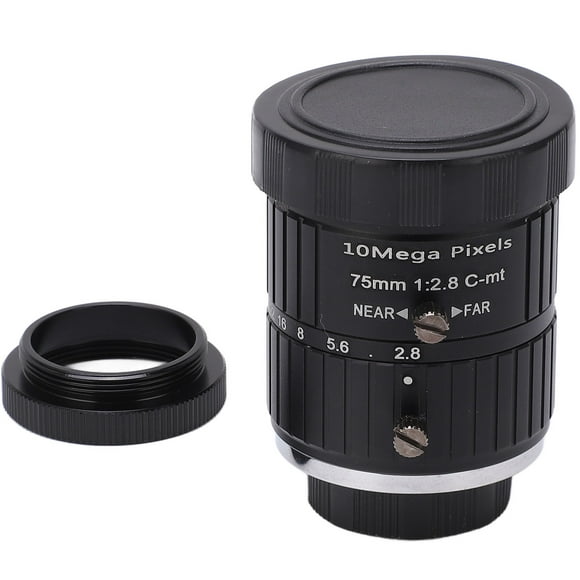Lente de cámara HD NikouMX de montura C enfoque manual 75 mm