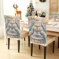 thumbnail image 3 of Decorative Chair Back Cover One Size x6 Chair Cover Dining Chair Slipcovers Chair Back Decoration Festival Chair Decoration Beautiful Peacocks, 3 of 6