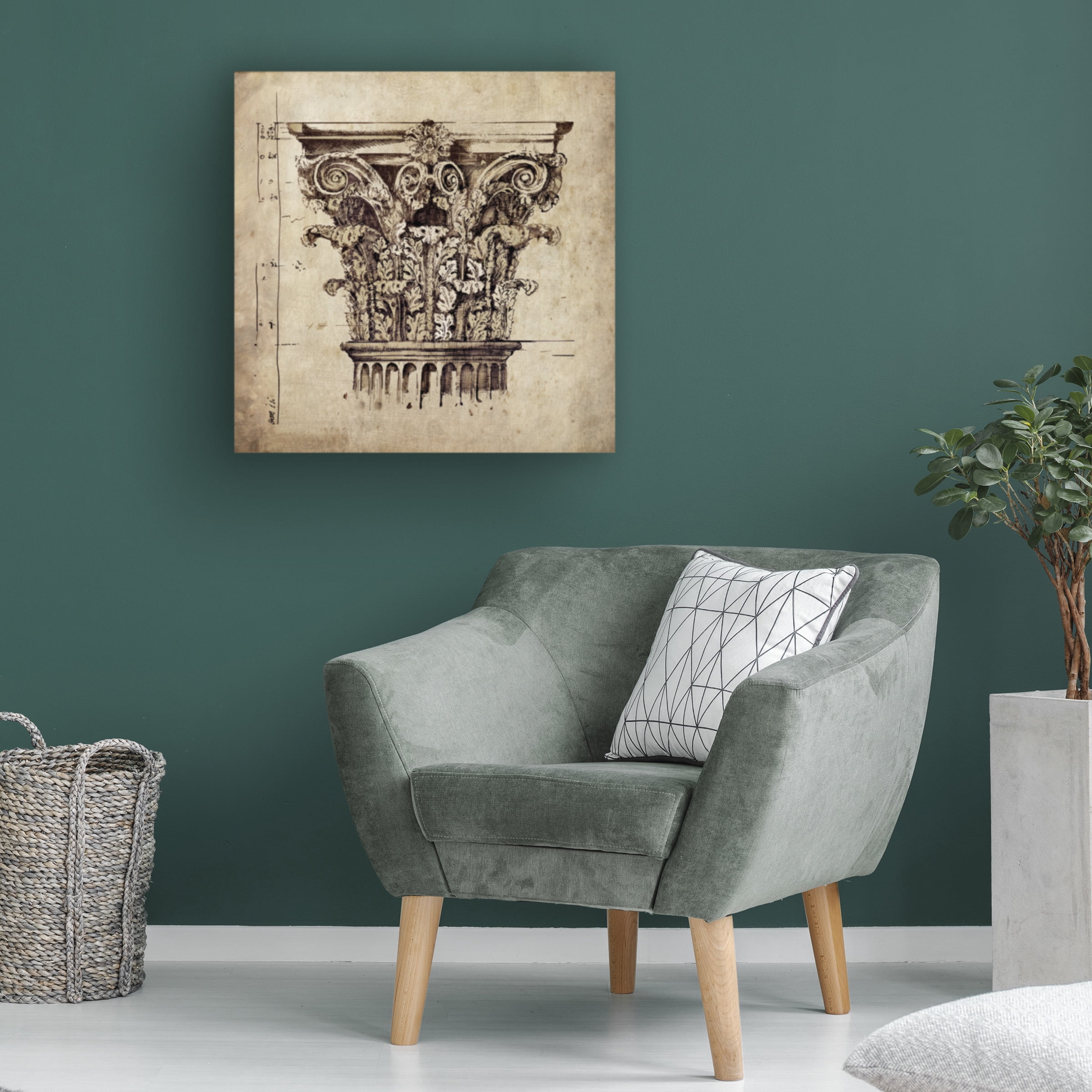 Sidney Paul and Co. 'Column II' Canvas Art