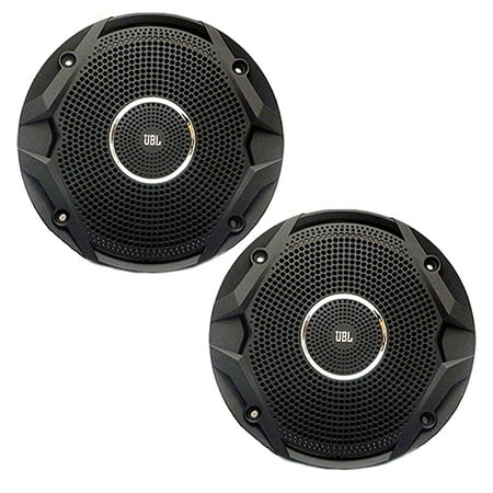 Boat ATV Marine 6.5" inch Dual Cone Stereo Speakers - Black - Bulk Packaging