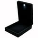 thumbnail image 1 of Caja con luz LED para aretes AurixFlex 1Pza Negro7x9x3.5cm PVC Joyero., 1 of 5