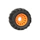 thumbnail image 4 of Ruedas Scooter Patinete Macarena Rueda Patinete electrico 4 Piezas PU Rueda Maciza Reempzo 76x45 mm, 4 of 5