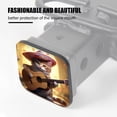 thumbnail image 3 of Hitch Cover Fits For 2-Inch Hitch,Cat Wearing Sombrero Playing Guitarrubber Trailer Hitch Cover Tube Plug Insert,Car Exterior Accessories, Receiver Tube Hitch Plug, 3 of 6
