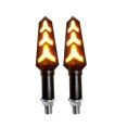 thumbnail image 1 of Luz de señal de giro Led secuencial diseño de hueso de pescado indicador intermitente lámpara intermitente Compatible con motocicleta, 1 of 5