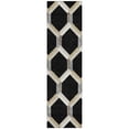 thumbnail image 2 of Addison Rugs Chantille Indoor/Outdoor Transitional Lattice Black Machine Washable Runner Rug, 2'3" x 7'6", 2 of 8