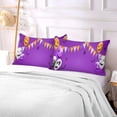 thumbnail image 7 of GZHJMY Halloween Party Horror Balloon Pillowcase Plush Pillowcase for Hair and Skin, Soft Standard Size Pillow Cases Zippered Queen Pillow Case Set of 1-20x40in Home Decor, 7 of 7