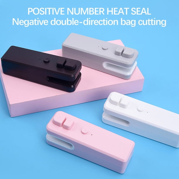 Sellador de Carga Usb Xihbxyly Mini Práctico Clip de Sellado para Mantener Frescos Los Bocadillos