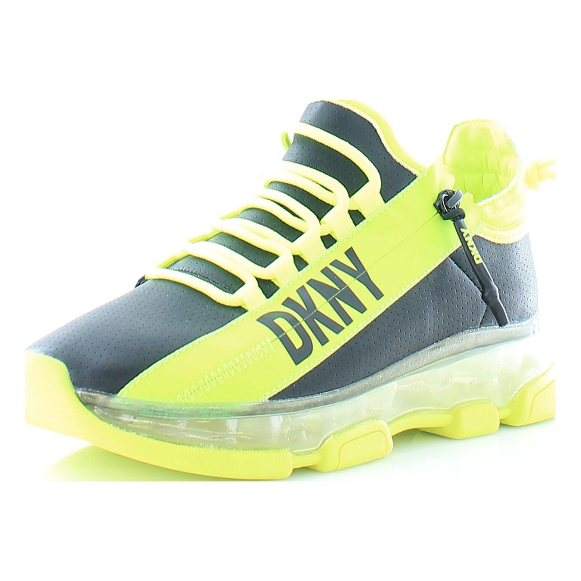 DKNY Shoes Women 8.5 Gray High Top Hidden Heel Wedge Sneakers Street Wear |  eBay