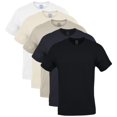 thumbnail image 1 of Camiseta Gildan G1100 para hombre, cuello redondo, pack de 5 unidades, talla grande, 1 of 5