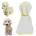 thumbnail image 1 of EGNMCR Imperméables Imperméable Transparent Chien Jaune Imperméable Printemps et Été Petit Chien Imperméable Transparent, 1 of 4