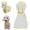 Yellow, variant on kladzum Dog Raincoat Transparent Raincoat Dog Raincoat Spring and Summer Teddy Small Dog Puppy Raincoat Coat Transparent Pet Dog Rainwear Clothes for Small Dogs Cats