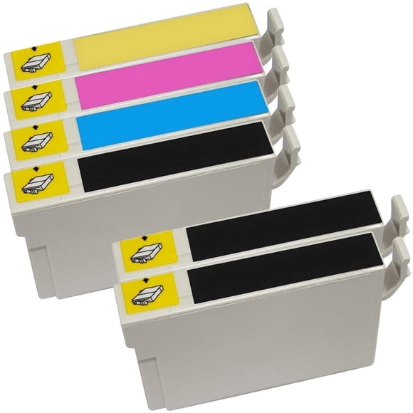 6 Inkfirst® 124 Ink Cartridges Compatible Remanufactured for Epson 124 Moderate Capacity Stylus NX330 NX420 NX430 NX125 NX127