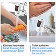 thumbnail image 5 of Edgergery Installation- Electric Hot Water Faucet Kitchen Hot And Cold Three-second Quick-heat Connected Faucet Heater, 5 of 5