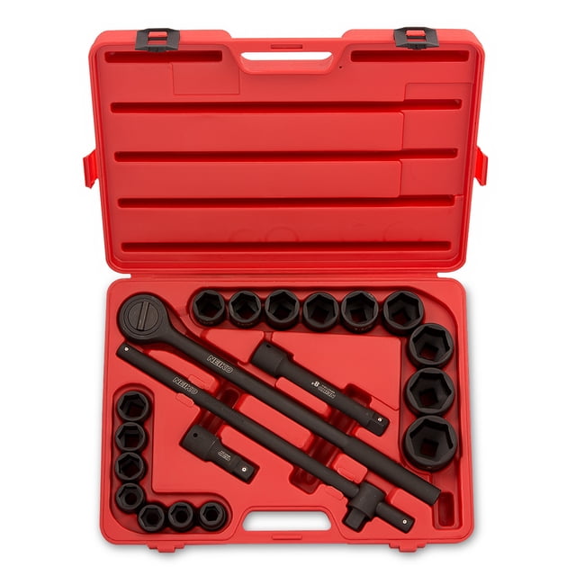 Juego de enchufes NEIKO 02379A Drive Jumbo de 3/4 pulgadas, 21 piezas SAE 19-51 mm
