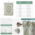 thumbnail image 6 of Sage Green Boho Tie Up Curtains 45 Inches Long, Kitchen Window Curtains Over Sink, Vintage Abstract Art Ethnic Tribe Small Window Curtains Shade Balloon Curtains Valances for Bedroom/Cafe 34"x45", 6 of 8