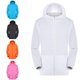 thumbnail image 2 of Chaqueta cortavientos ultraligera a prueba de lluvia, transpirable, impermeable, a prueba de viento para mujeres, hombres, NewSky blue, 2 of 2