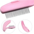 thumbnail image 3 of Folding Eyelash Comb Eyelash Separator Curler Portable Stainless Steel Teeth Eyebrow Comb Cosmetic Tool, 3 of 6
