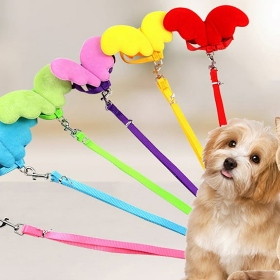 SOPOTUTU Cat Harness Adjustable Pink PVC 1Set