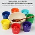 thumbnail image 4 of Juguetes de piscina, juguetes para bebés, juguetes para niños pequeños, juguetes a partir de 1 año, juguete de madera para clasificar y apilar, 7 bolas, bolas de madera en vasos, juguete para bebés en, 4 of 9