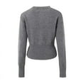 thumbnail image 2 of Cardigan à Manches Longues Boutonné pour Femmes, 2 of 5