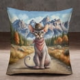 thumbnail image 2 of Welcome Fall Western Cowboy Sphynx Enjoys Majestic Autumn Pillowcase Double Sided Cat Lover Kitten Owner Gifts Idea Pillow Case Covers - 01007, 2 of 3