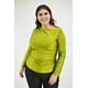 thumbnail image 5 of Blusa escote barco Roman Fashion 1852 Verde 40, 5 of 7