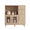 Natural, variant on ELLEGNT 3‑Door Kitchen Sideboard Cabinet – 36" Wide, with Open Compartment & 2 Drawers, Buffet Storage, Natural