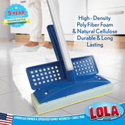 Lola Products LOLA Squeeze Sponge Mop w/ Poly Foam & a Natural Cellulose Layer, Absorbs and Wicks… — $21.50 (14% off)