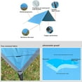 thumbnail image 5 of Matoen Hammock Rain Fly Waterproof Tent Tarp, UV Protection and Waterproof, Lightweight for Camping, Backpacking and Outdoor Adventure, 5 of 6