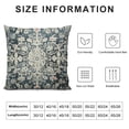 thumbnail image 5 of COMIO Boho Ethnic Pillow Covers Bohemian Carpet Throw Pillows For Couch Navy Blue Brown Geometric Decorative Pillow Cases Farmhouse Home Decor For Sofa Porch Patio Bed Room Outdoor, 5 of 5