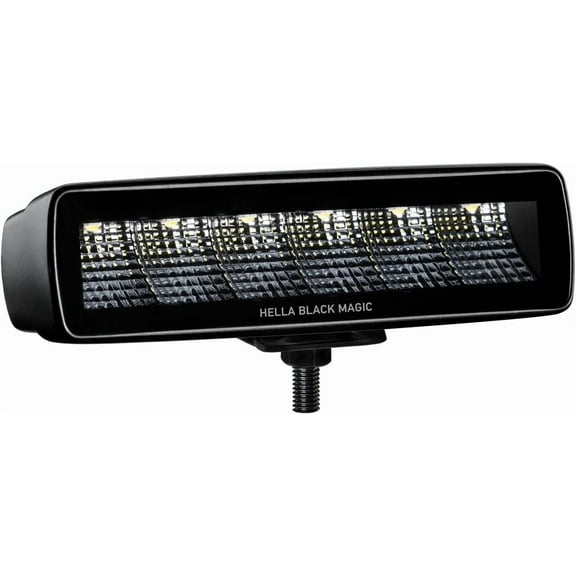 Hella 358176201 Flood Beam Universal Magic 6 LED Mini Light Bar, Black